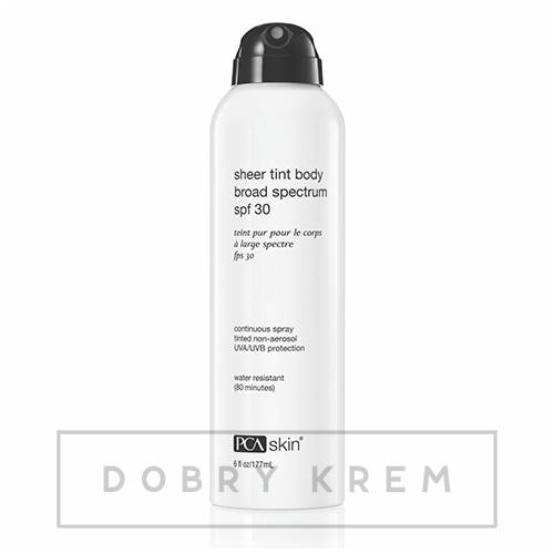 PCA Skin Sheer Tint Body Broad SpectrumSPF30 SPRAY