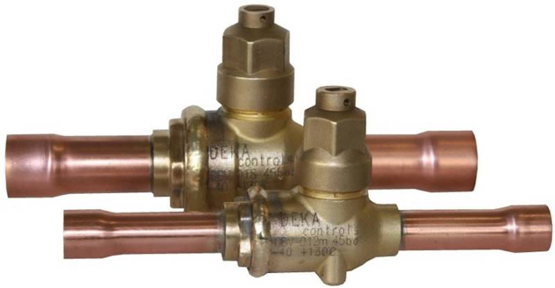 Zawór kulowy DBV-012MS, 12 mm, z AVX , 45 bar
