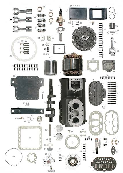 Płyta zaworowa do sprężarki G9R-66 / GR60.3
