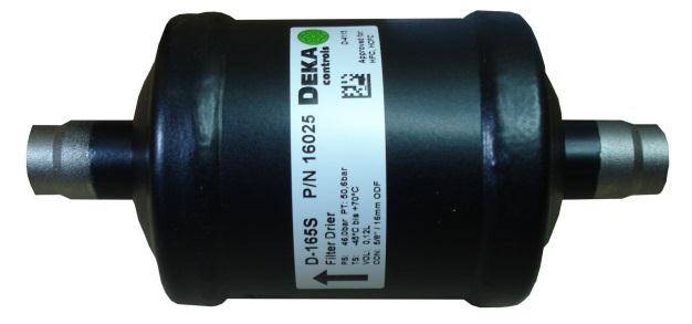 Filtr cieczowy D-165s ; 5/8" ; 46 bar ; lutowany