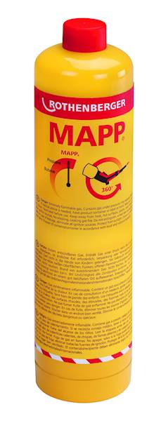 Pojemnik z gazem ROTHENBERGER typ MAPPGAS EU 7/16"