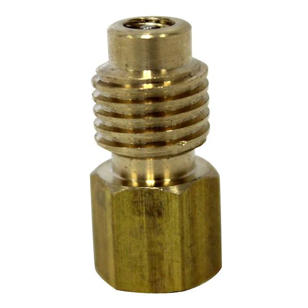 Adapter 5/16"M SAE x 1/4"F SAE 180° bez wyciskacza