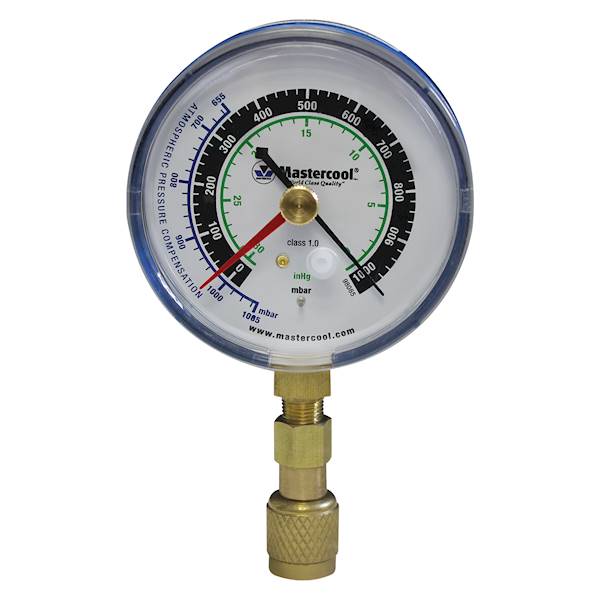 Wakuometr do kontroli próżni 80 mm - GW 1/4"SAE