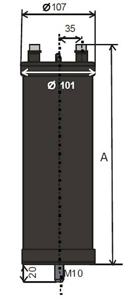Odolejacz DEKA typ TOH-16A, 16 mm, 1,63 l, 33 b