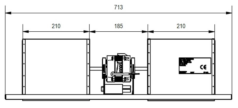 Wentylator promieniowy podwójny FMI typ DCK23000