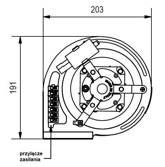 Wentylator promieniowy FMI typ DCK18001