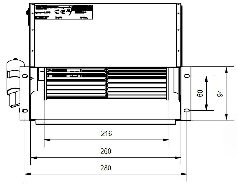 Wentylator promieniowy FMI typ DCK19001