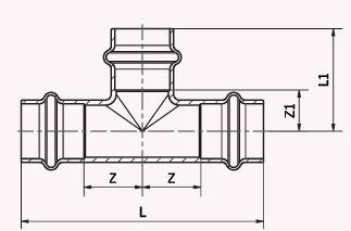 >B< MaxiPro Trójnik mufowy  3/8"