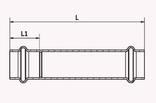 >B< MaxiPro Łącznik naprawczy 1.1/8" x 106 mm