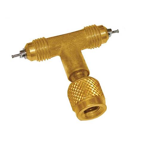 Trójnik 1/4"M SAE x 1/4"F SAE x 1/4"M SAE , 2xW