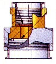 Adapter zaworu bezpieczeństwa 1/2"GAS x 1.1/4"ROT
