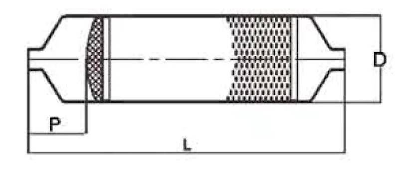 Filtr miedziany  5g ; 1xIN:1/4 " ; 1xOUT:3/32"