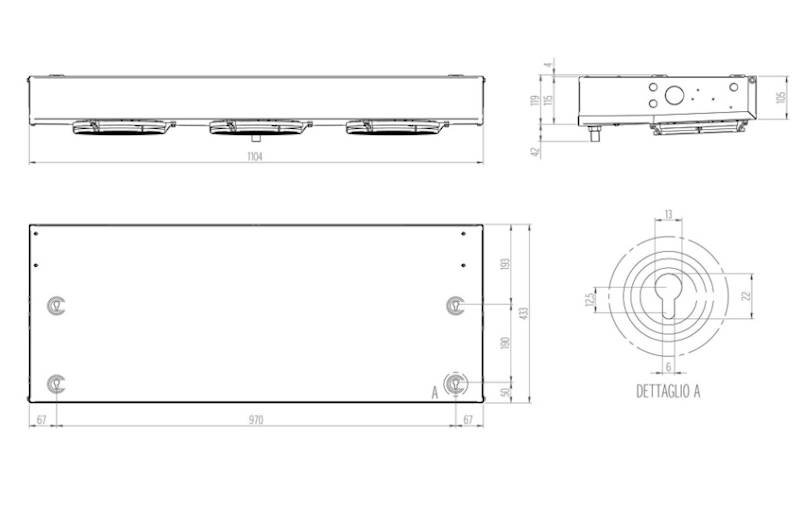 Chłodnica powietrza RIVACOLD typ RSR3290BED