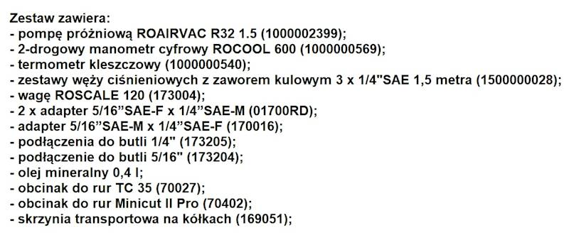 Zestaw narzędzi ROCADDY 120 R32 DIGITAL