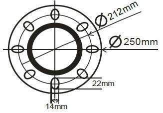 Pionowy zbiornik ciekłego czynnika DLR-V  8K-F1