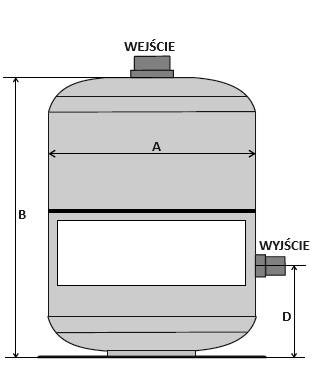 Pionowy zbiornik ciekłego czynnika DLRH-V  8K