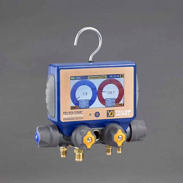 Manometr elektroniczny czterodrogowy TITAN - z.870