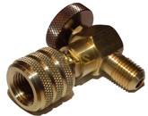 Zawór serwisowy bezpieczny 5/16"F x 1/4"M SAE 90°