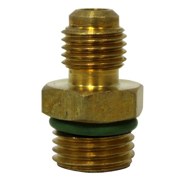 Adapter z oringiem 1/4"M SAE x M14 mm M 180°