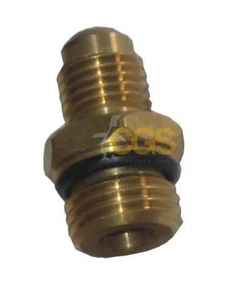 Adapter z oringiem 3/8"M SAE x M14 mm M 180°