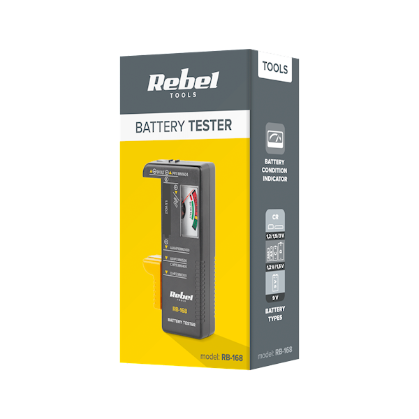Tester baterii REBEL typ RB-168
