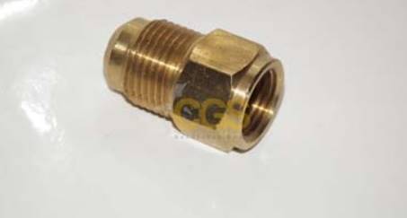 Adapter 1/2"M SAE x 3/8"F SAE 180°