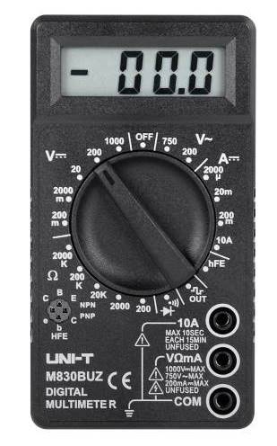 Miernik uniwersalny UNI-T typ M830BUZ