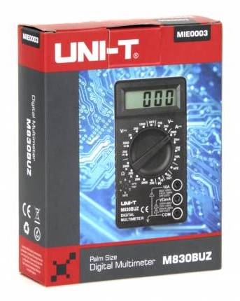 Miernik uniwersalny UNI-T typ M830BUZ