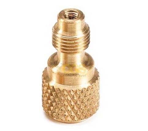 Adapter 5/16"M SAE x 1/4"F SAE 180° z wyciskaczem