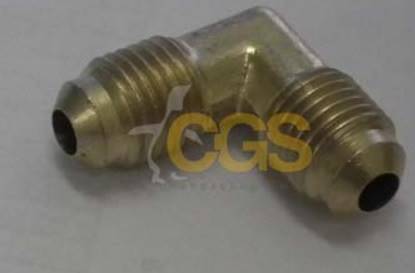 Adapter 1/4"M SAE x 1/4"M SAE  90° bez wentylka