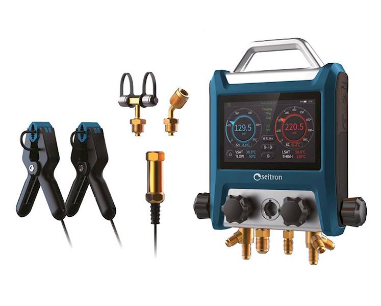 Manometr elektroniczny czterodrogowy be cool M4