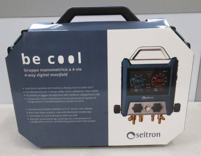 Manometr elektroniczny czterodrogowy be cool M4