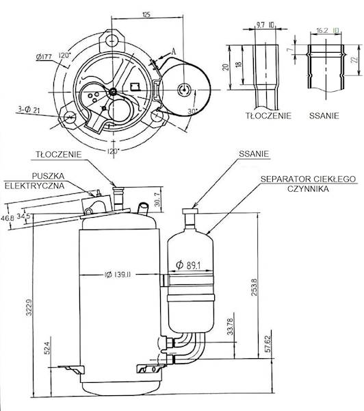 Sprężarka Highly typ WHP10200PSDPC9KQ