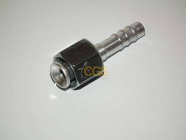 Końcówka zaciskana na wąż G 6 - 180° - 3/8"SAE GW