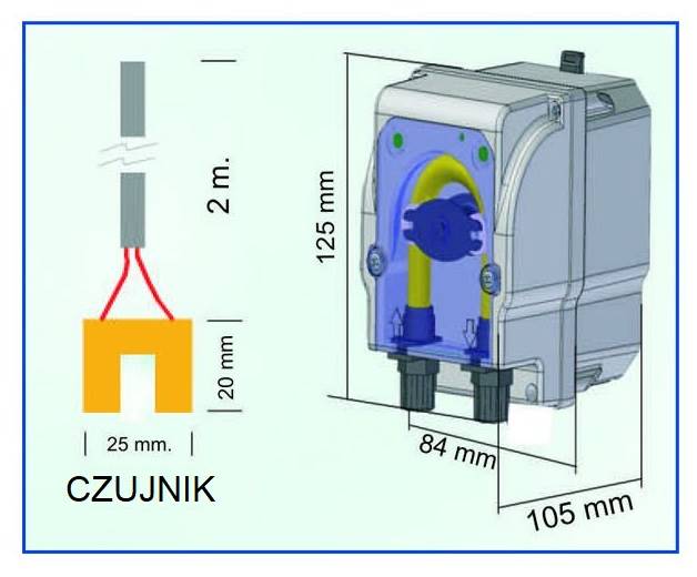 Pompka skroplin wężykowa PAT Controls P6/230V/S 