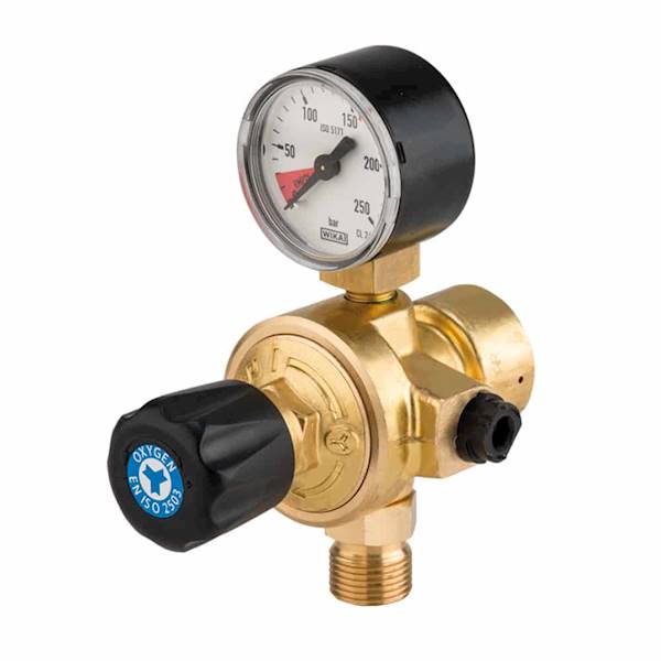 Reduktor do butli CGA600 OxiTurbo 1 x manometr