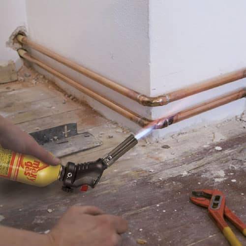 Palnik do lutowania OxyTurbo typ MT 7/16"" + butla