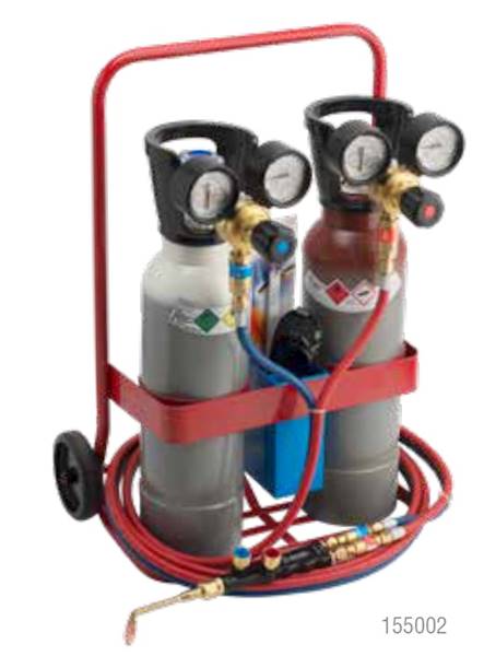 Palnik do lutowania typ TS Maxi 5+5 l z butlami