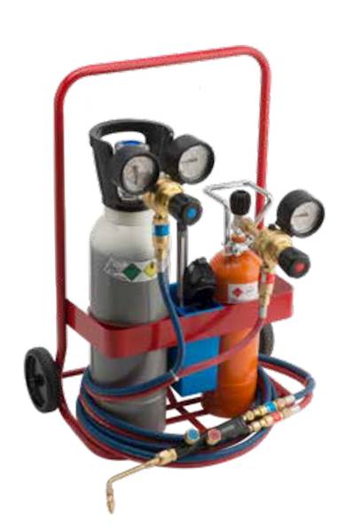 Palnik do lutowania typ TS Mini 5+2 l z butlami