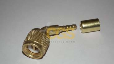 Końcówka do węża fi 5 mm x 3/8"SAE-F-45° bez zawor