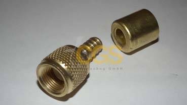 Końcówka do węża fi 3/8" x 3/8"SAE-F-180° bez zawo