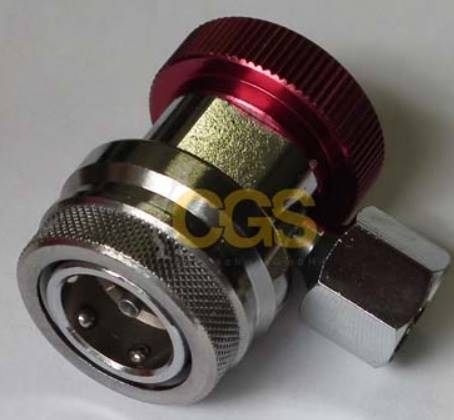 Szybkozłącze QCH 90° R134a HP (16 mm) x M14 mm CH