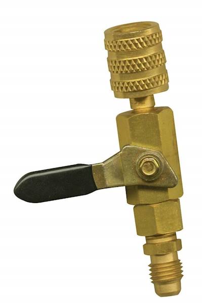 Zawór serwisowy 1/4"M SAE x 5/16"F SAE 180°
