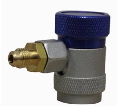 Szybkozłącze QCL 90° R134a x M14 mm + 1/4"M SAE 