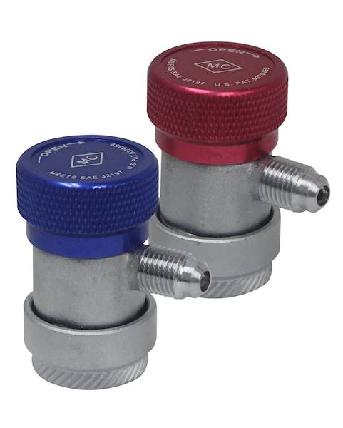 Szybkozłącze QCL 90° R134a LP (13 mm) x 1/4"M SAE 