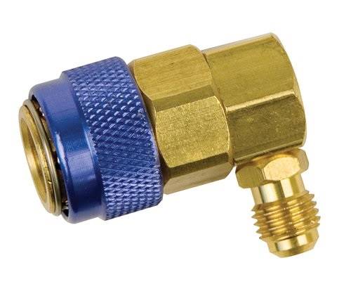 Szybkozłącze QCL 90° R134a LP x 1/4"M SAE b.zaworu