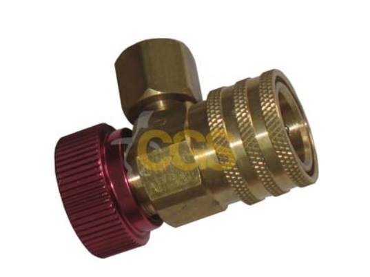 Szybkozłącze QCH 90° R134a HP (16 mm) x M14 mm M
