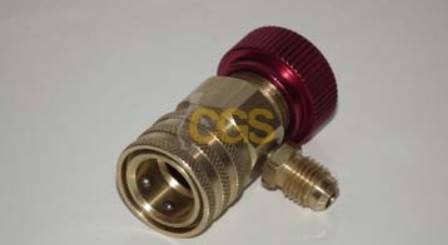 Szybkozłącze QCH 90° R134a HP (16 mm) x 1/4"M SAE 