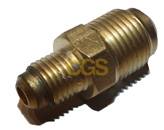 Adapter 1/4"M SAE x 3/8"M SAE 180° bez wentylka