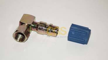 Adapter QCL 13 mm x 1/4"F SAE 90° z wyciskaczem
